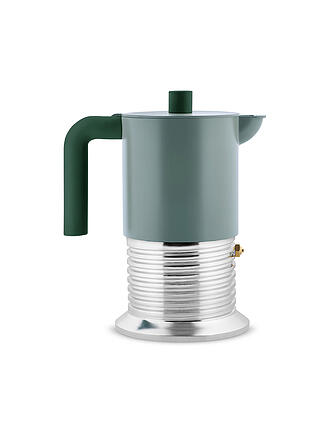 ALESSI | Espressokocher VITE 6 Tassen Aluminium/Sagegreen