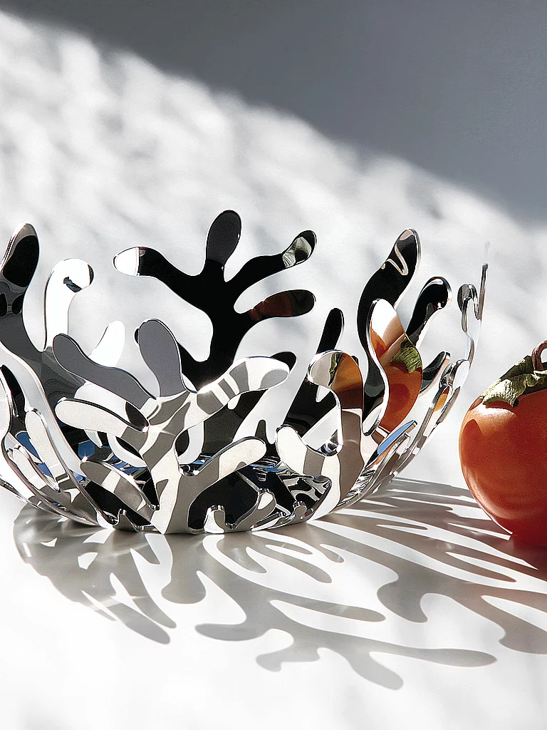 ALESSI Schale Mediterraneo 21cm Edelstahl silber