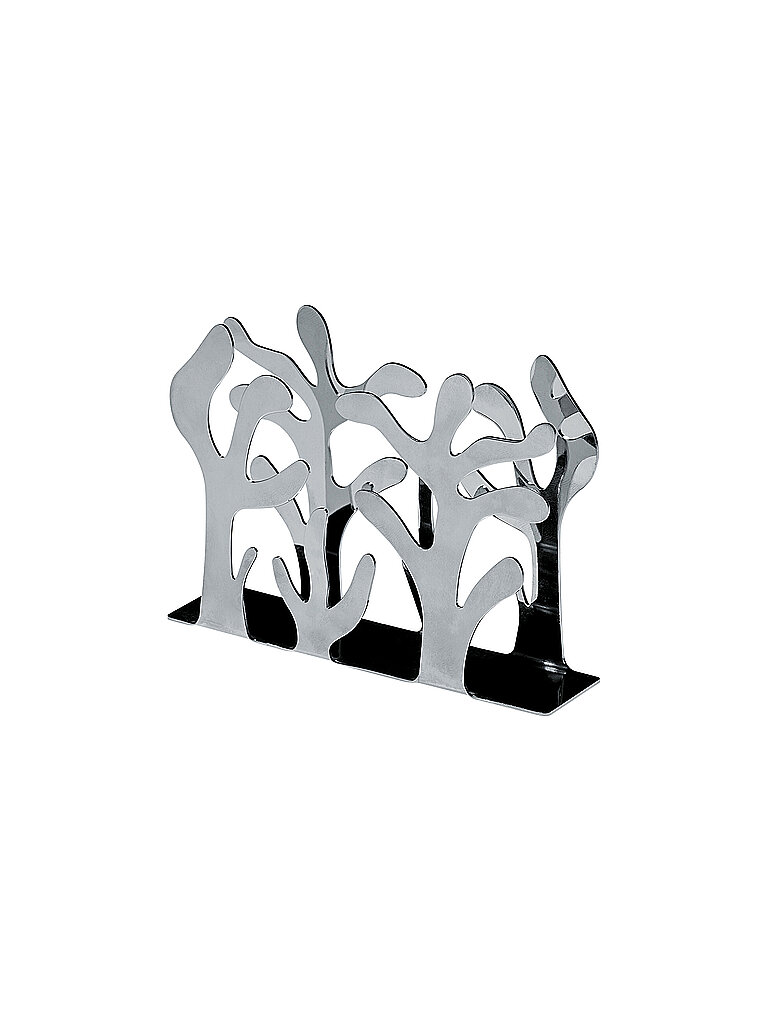 ALESSI Serviettenhalter Mediterraneo Edelstahl silber