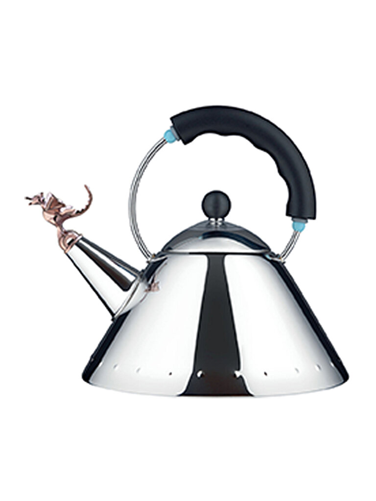 ALESSI Wasserkessel Tea-Rex 2l silber