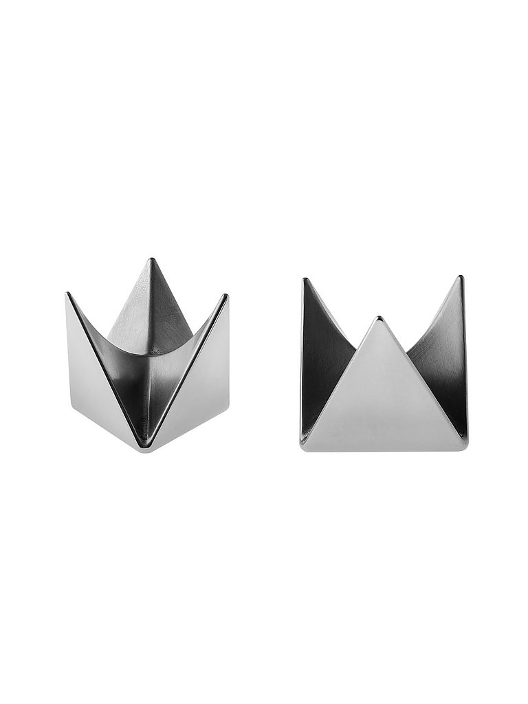 Alessi AGO01 Roost Doppel-Eierbecher - Aluminium., 4,50 x 4,50 x 4,50 cm