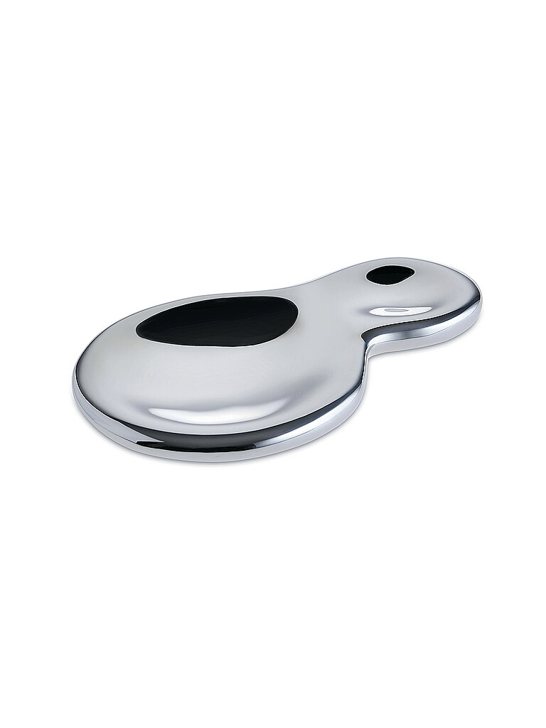 ALESSI Löffelhalter T-1000 Edelstahl silber