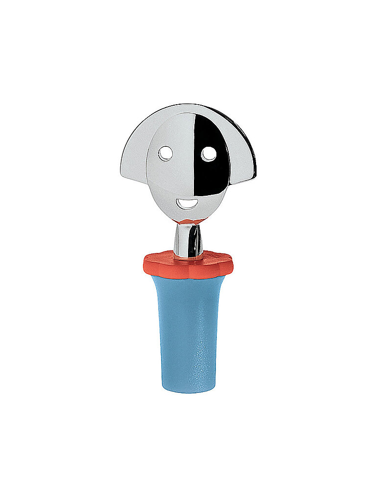 ALESSI Flaschenverschluss Anna Stop Hellblau 4cm blau