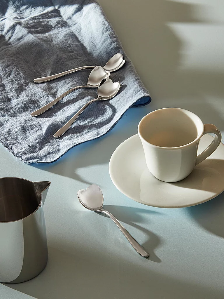 ALESSI Kaffeelöffel  Set 4tlg 10cm  silber