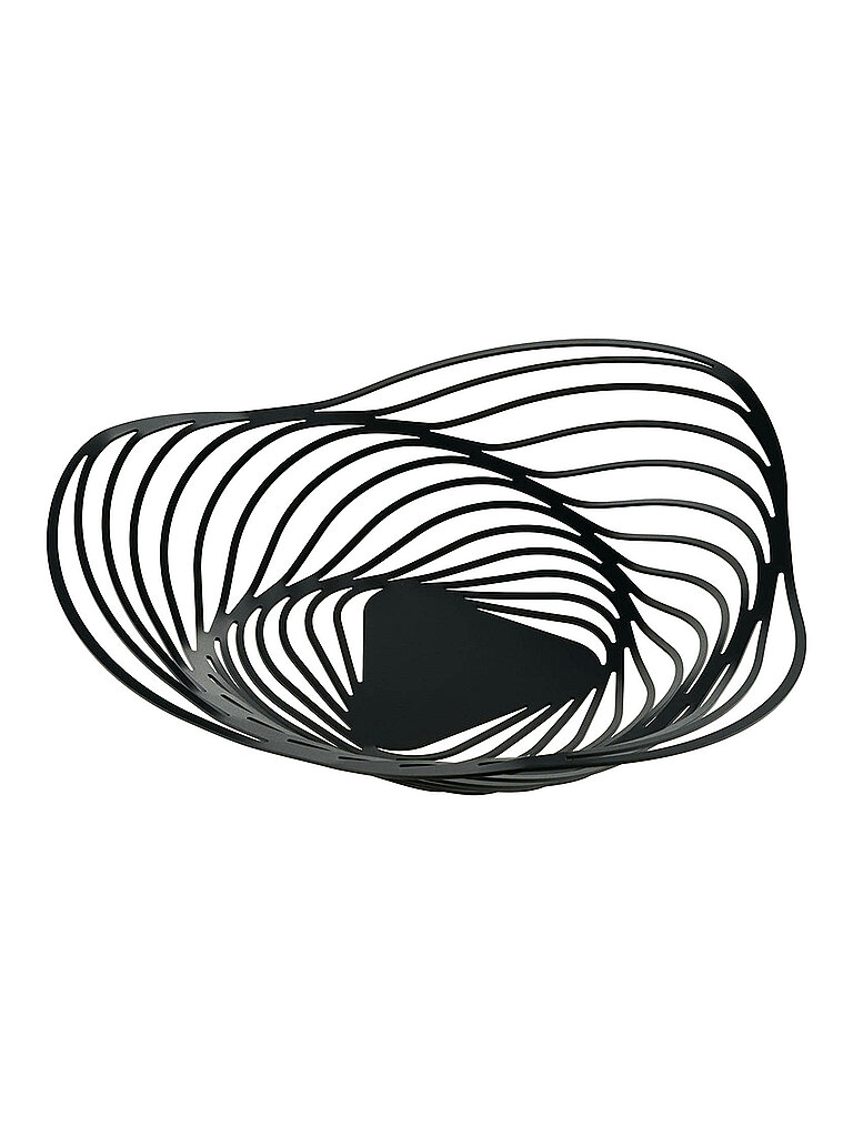 ALESSI Tafelaufsatz Trinity 43cm schwarz