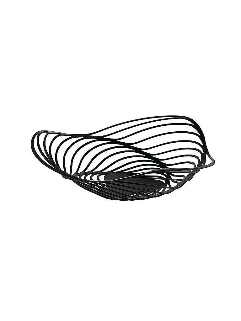 ALESSI Korbschale Trinity 26cm schwarz