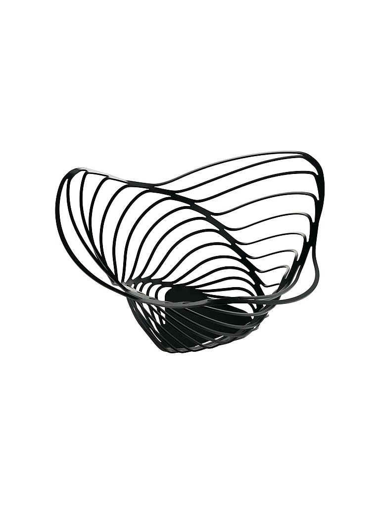 ALESSI Zitruskorb Trinity 33cm schwarz