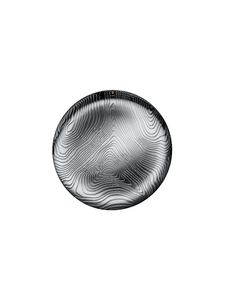 ALESSI Plateau Veneer 42cm Acier inoxydable argent