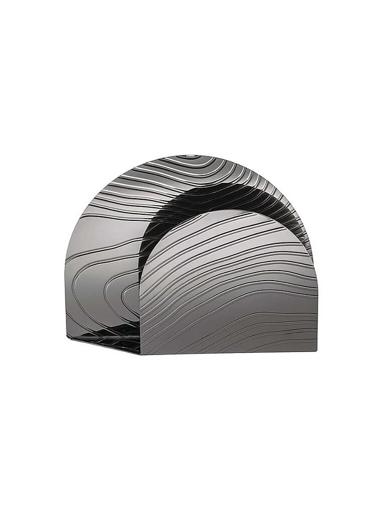 ALESSI Serviettenhalter Veneer Edelstahl silber