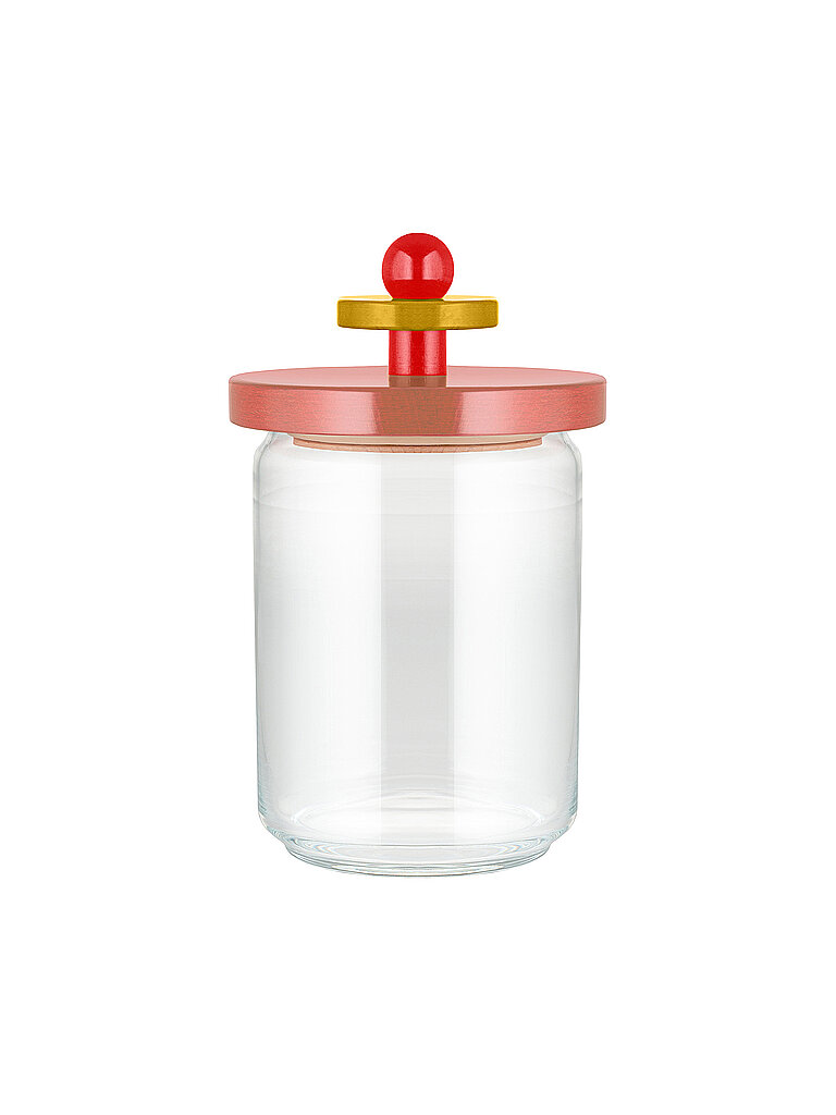 Alessi ES16 Glas 1 l rosa mit luftdichtem Deckel