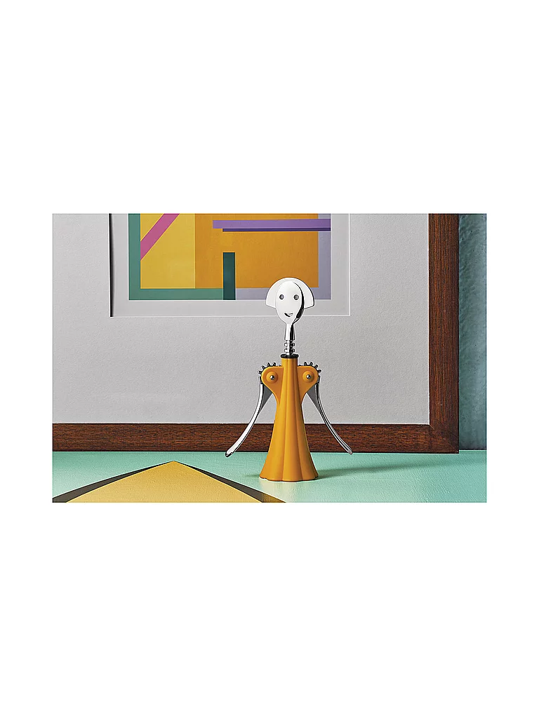 ALESSI Korkenzieher Anna G. Gelb amarillo