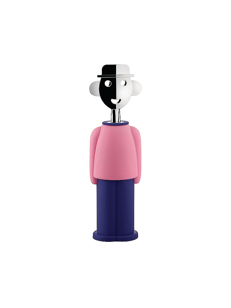 ALESSI Korkenzieher Alessandro M. Rosa/Blau bunt