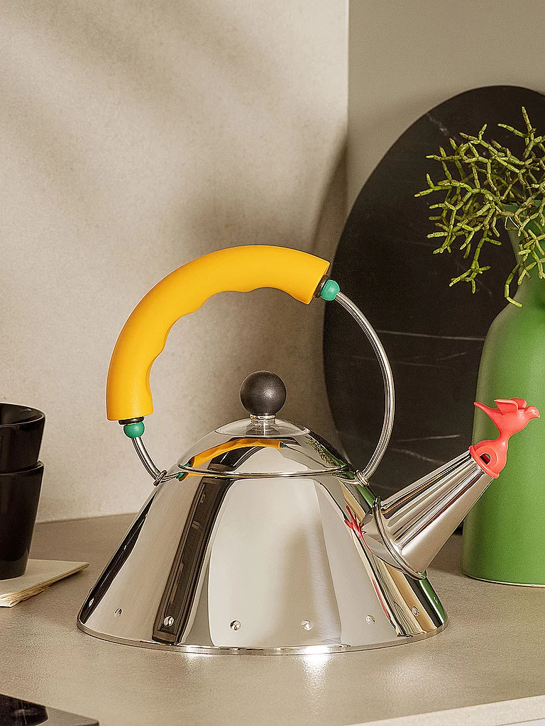 Alessi 1 Litre Kettle Yellow
