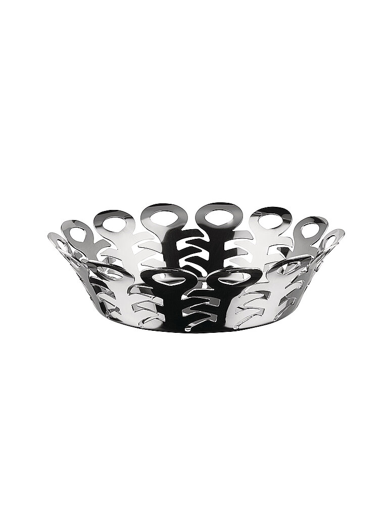 ALESSI Korbschale VIMINI 22cm Edelstahl  silber