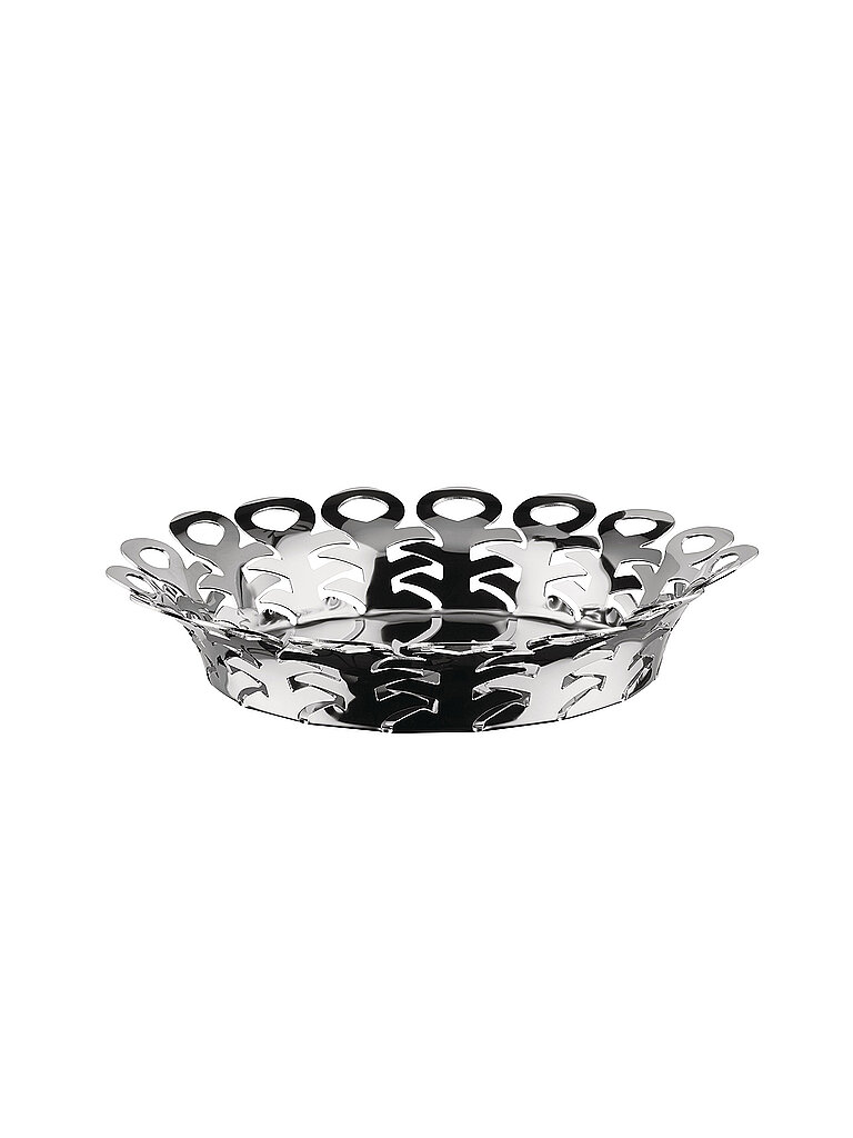 ALESSI Korbschale VIMINI 27cm Edelstahl  silber
