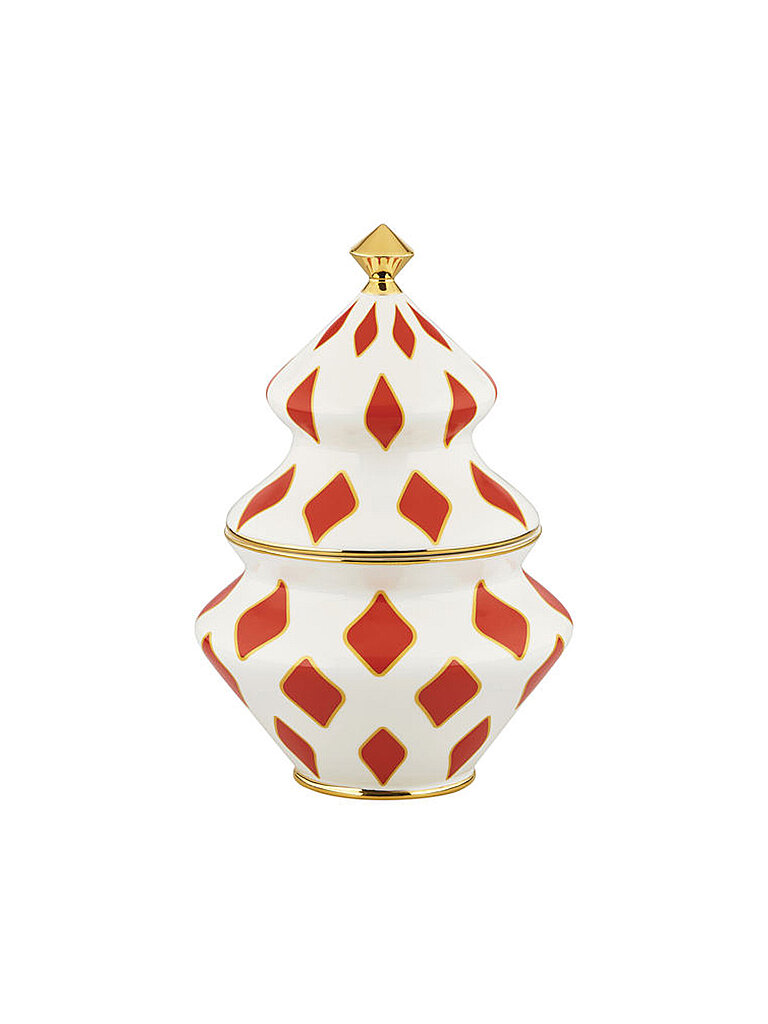 ALESSI Weihnachts-Behälter 0,6l DELIGHT rot