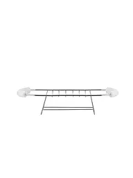 ALESSI | Brötchen Wärmeaufsatz PLISSE 26cm Schwarz | weiss