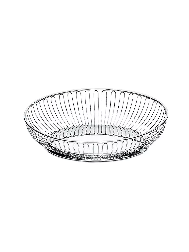 ALESSI | Drahtkorb oval 28cm | silber