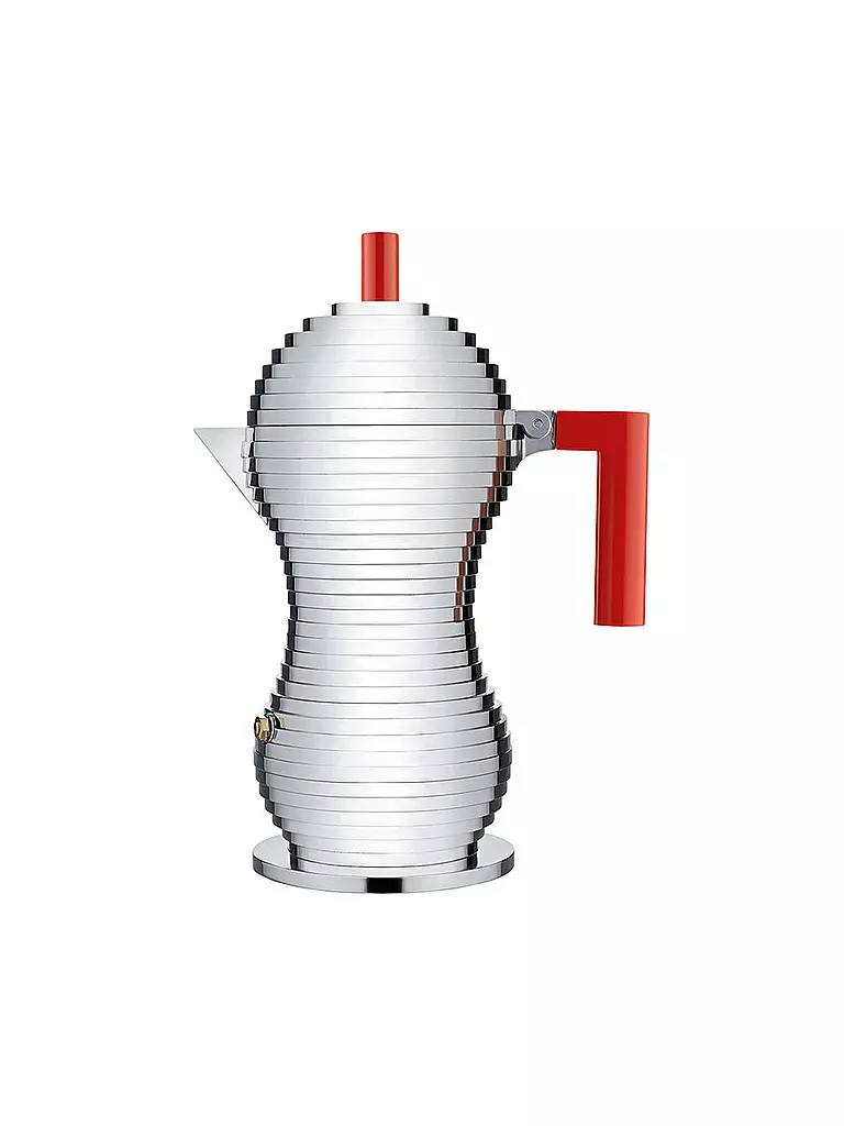ALESSI | Espressomaschine "Pulcina" 6 Tassen | silber