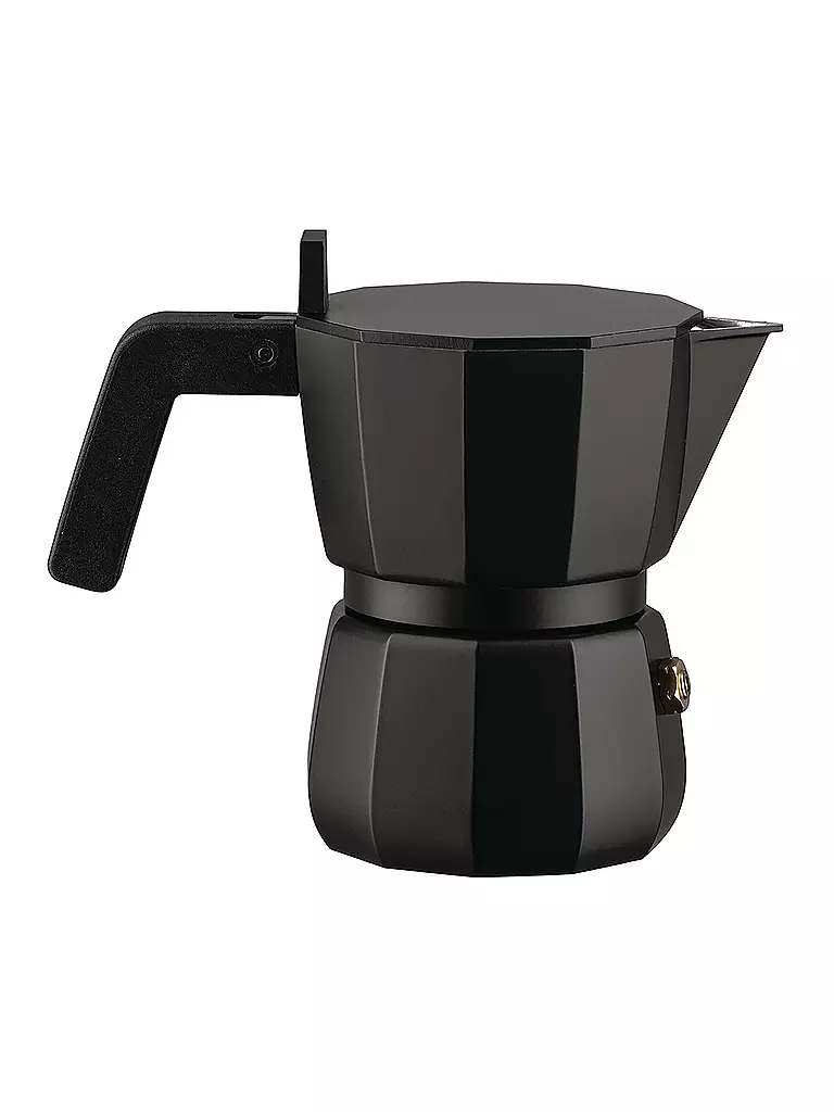 ALESSI | Espressomaschine Moka 1 Tasse Schwarz | schwarz