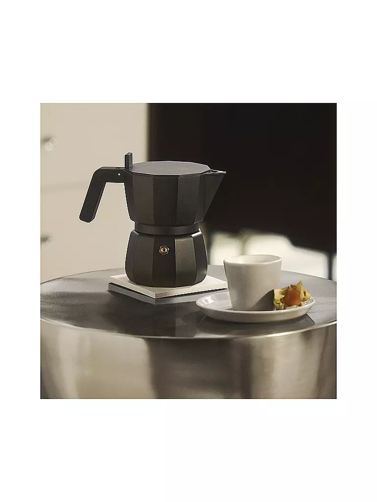ALESSI | Espressomaschine Moka 1 Tasse Schwarz | schwarz