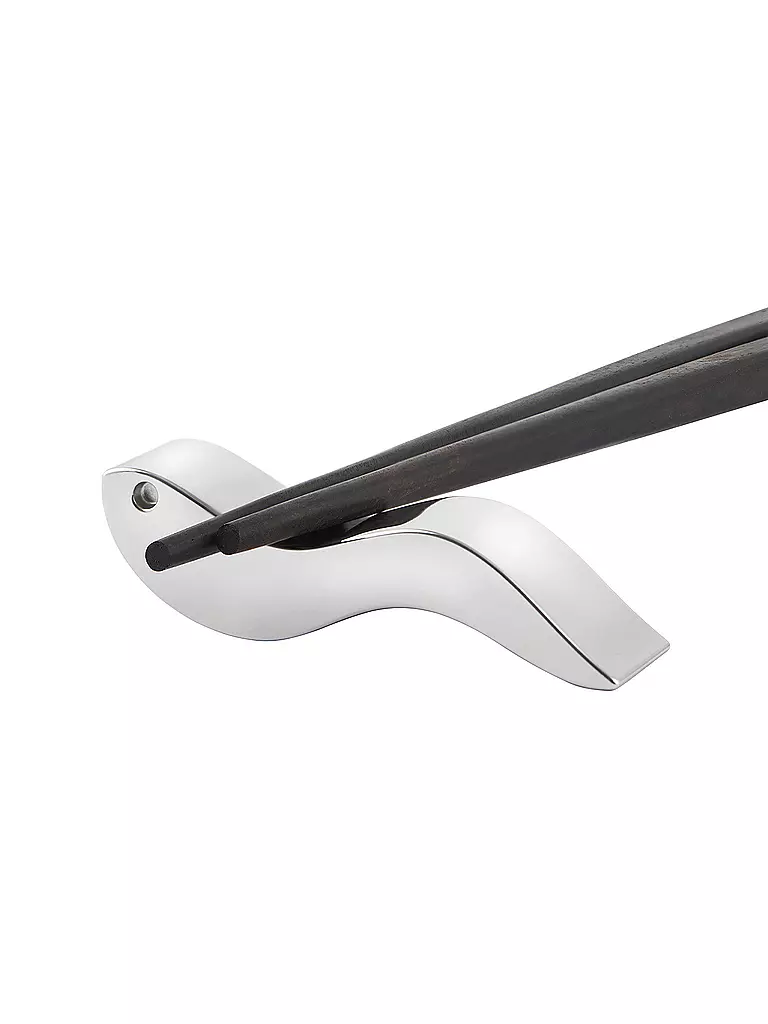 ALESSI | Essstäbchen ANNA 3-tlg. Ebenholz | braun