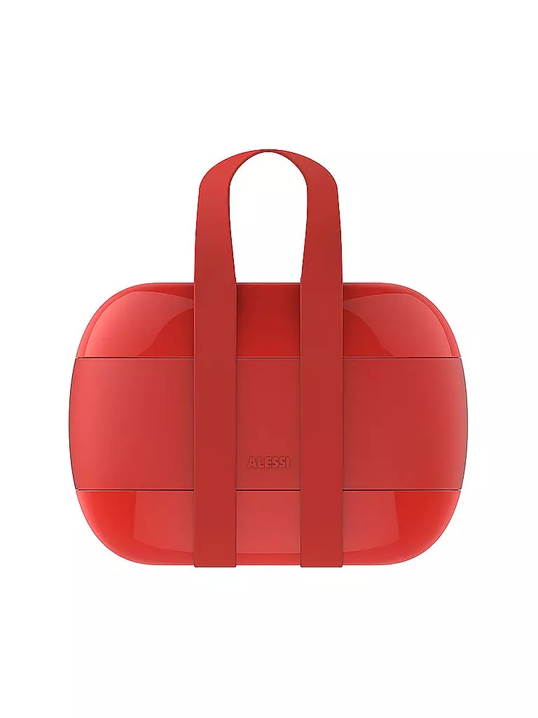 ALESSI | Frischhaltedose - Lunchbox Food a porter 19cm  | rot
