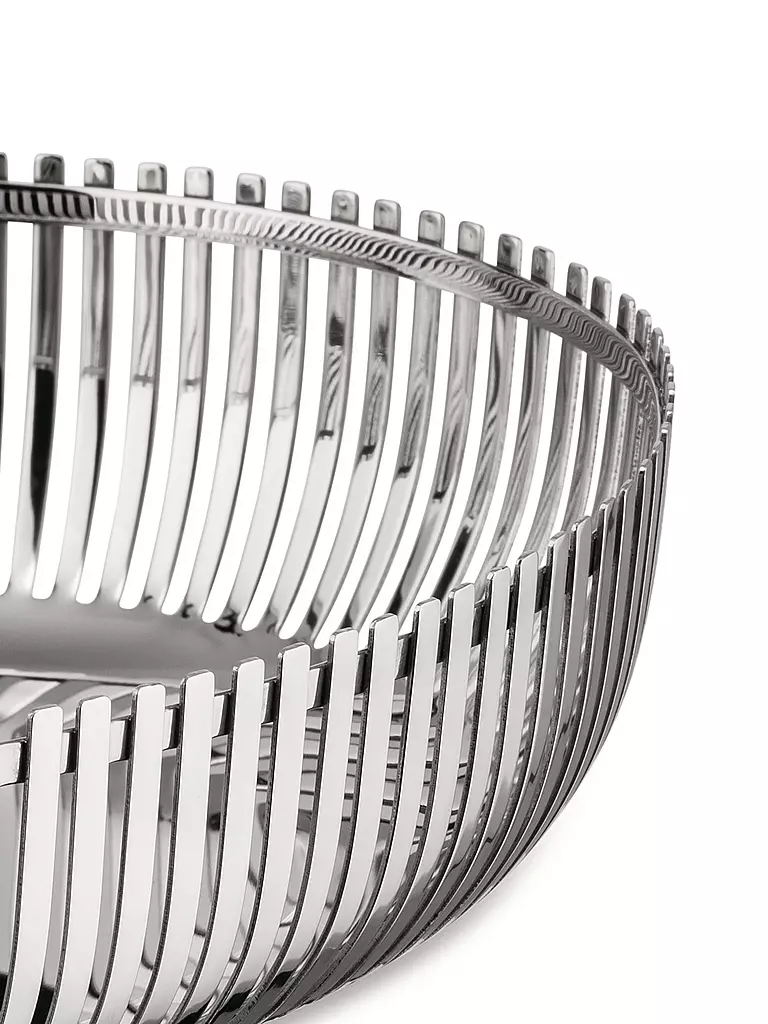 ALESSI | Korbschale oval 26cm Edelstahl | silber