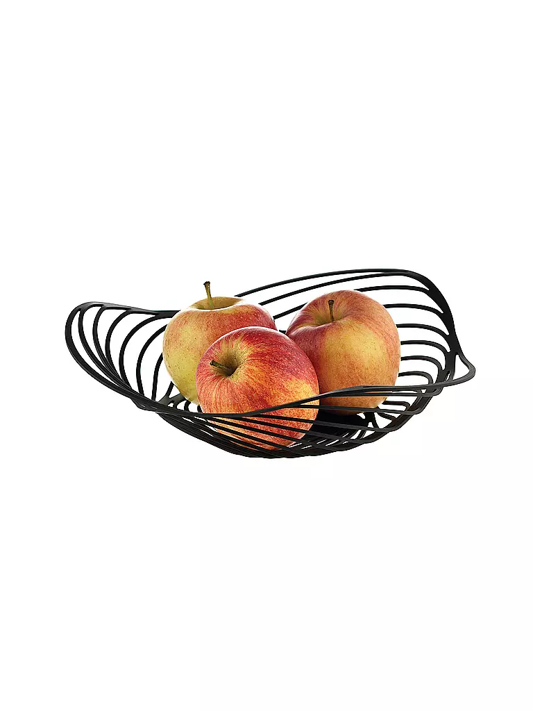 ALESSI | Korbschale Trinity 26cm | schwarz