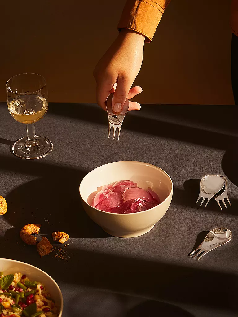 ALESSI | Multifunktionsbesteck Moscardino Edelstahl | silber