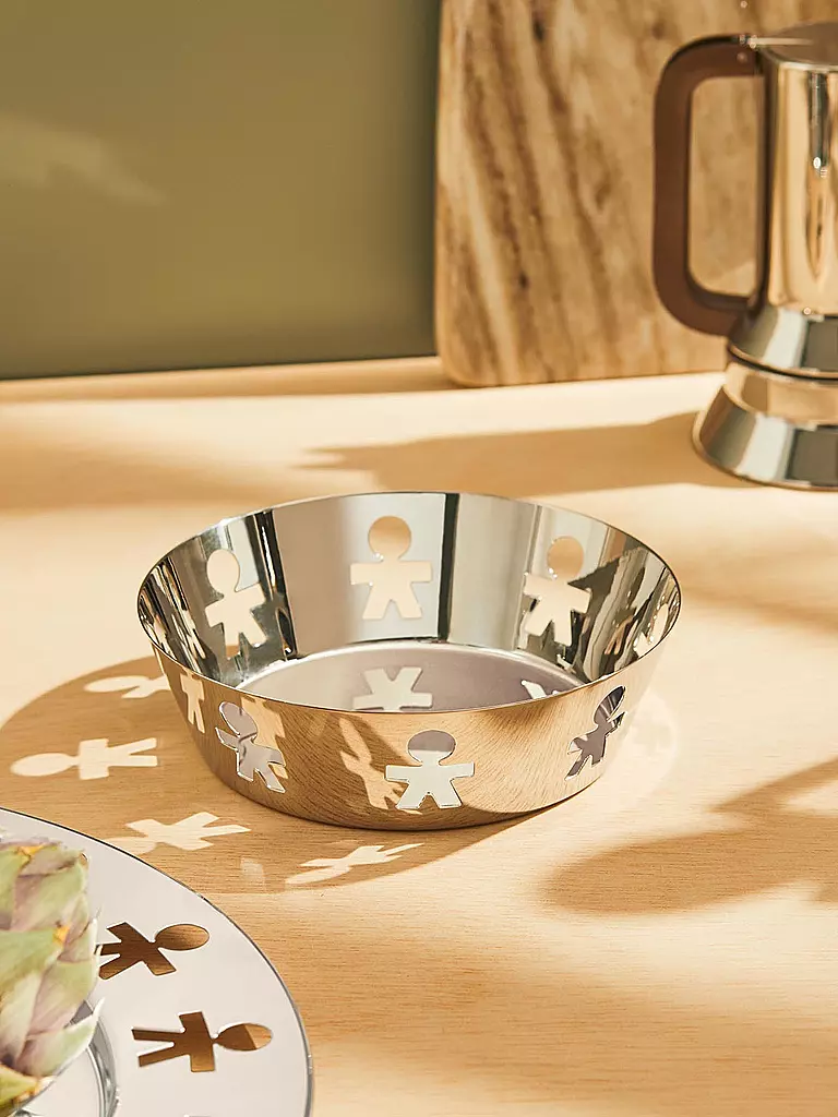 ALESSI | Obstschale Girodonto 18cm | silber