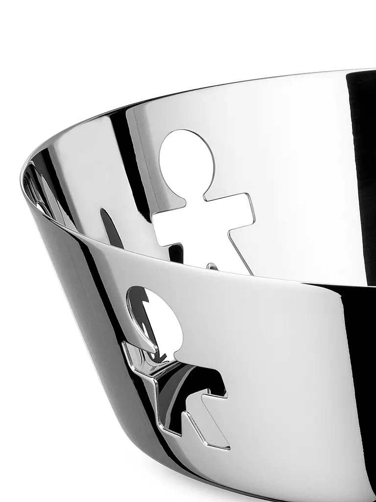 ALESSI | Obstschale Girodonto 18cm | silber