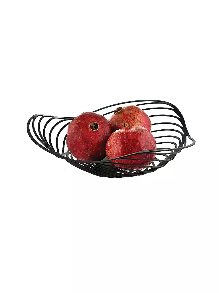 ALESSI | Obstschale Trinity 33cm | schwarz