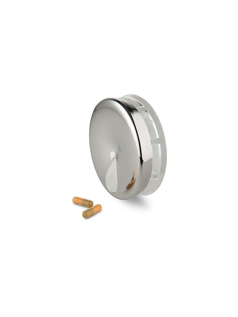 ALESSI | Pillendose YoYo Edelstahl | silber