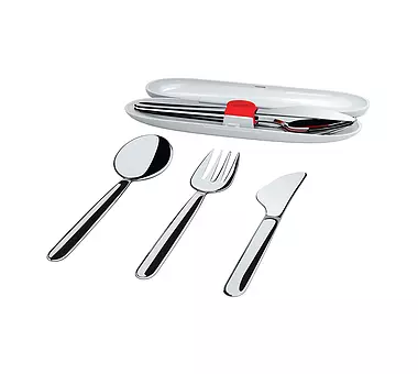 ALESSI Reisebesteck Food a porter 3tlg