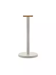 ALESSI | Rollenhalter Mattina 33cm Rot/Bambus | hellgrau