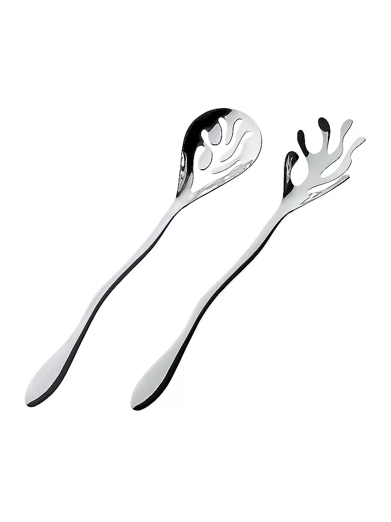 ALESSI | Salatbesteck Mediterraneo Edelstahl | silber