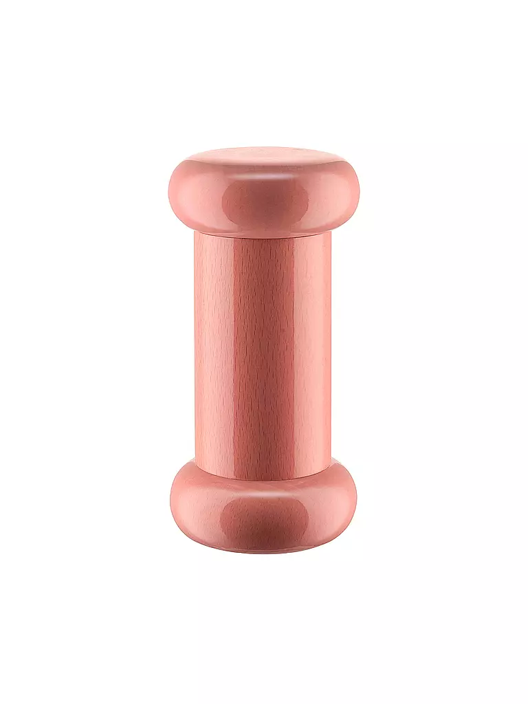 ALESSI | Salz/Pfeffer Mühle Buchenholz 16cm | rosa