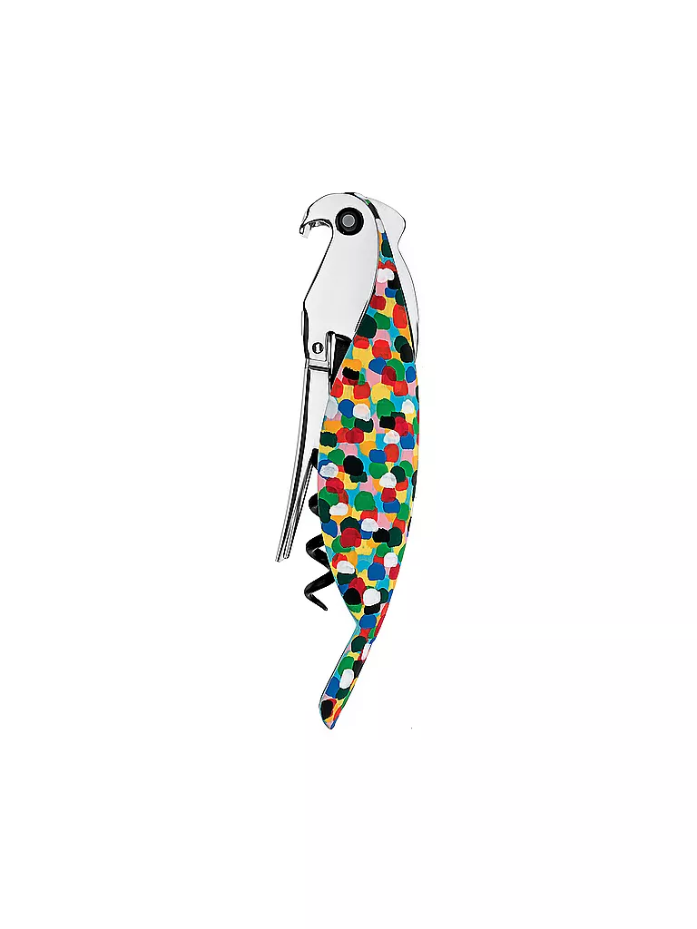 ALESSI | Sommelier-Korkenzieher Parrot Proust Bunt 3cm | bunt