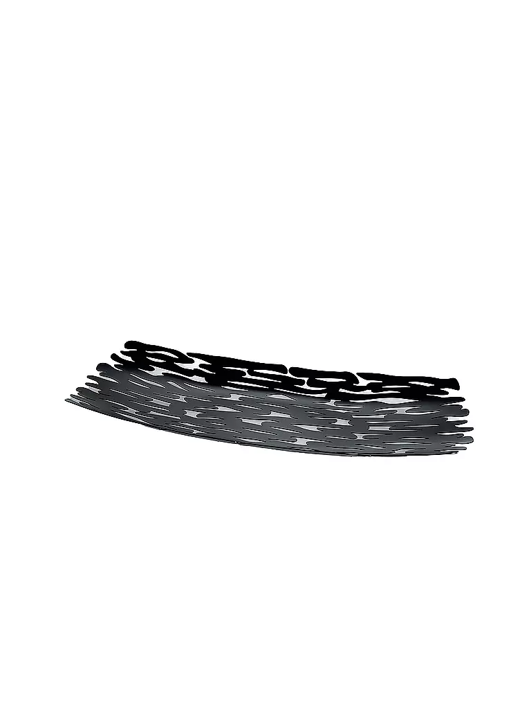 ALESSI | Tafelaufsatz Bark 51,5x19,5cm Schwarz | schwarz