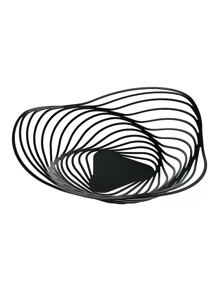 ALESSI | Tafelaufsatz Trinity 43cm | schwarz