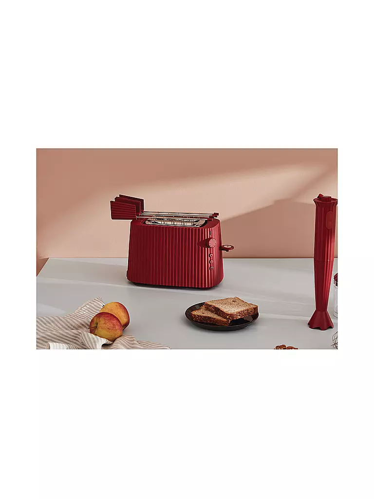 ALESSI | Toaster Plisse Rot MDL08 R | rot