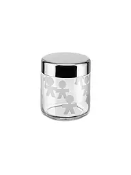 ALESSI | Vorratsdose aus Glas GIROTONDO 0,75L Edelstahl | silber