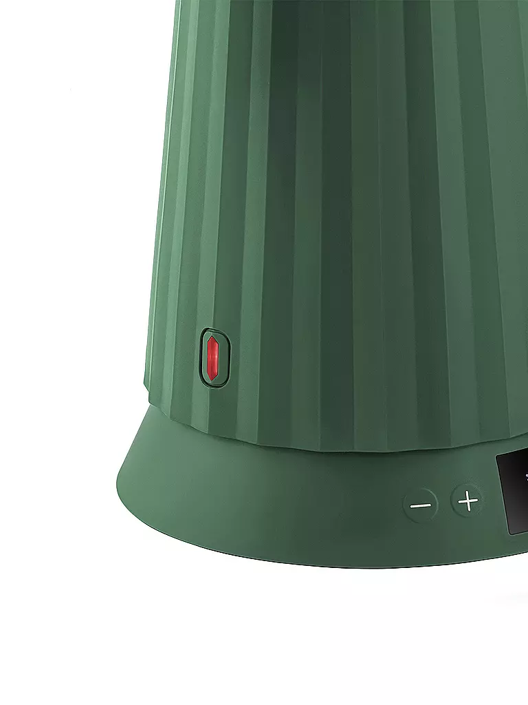 ALESSI | Wasserkocher 1,7l Plissee Th. Harz / Gruen | dunkelgrün