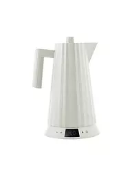 ALESSI | Wasserkocher 1,7l Plissee Th. Harz / Schwarz | weiss