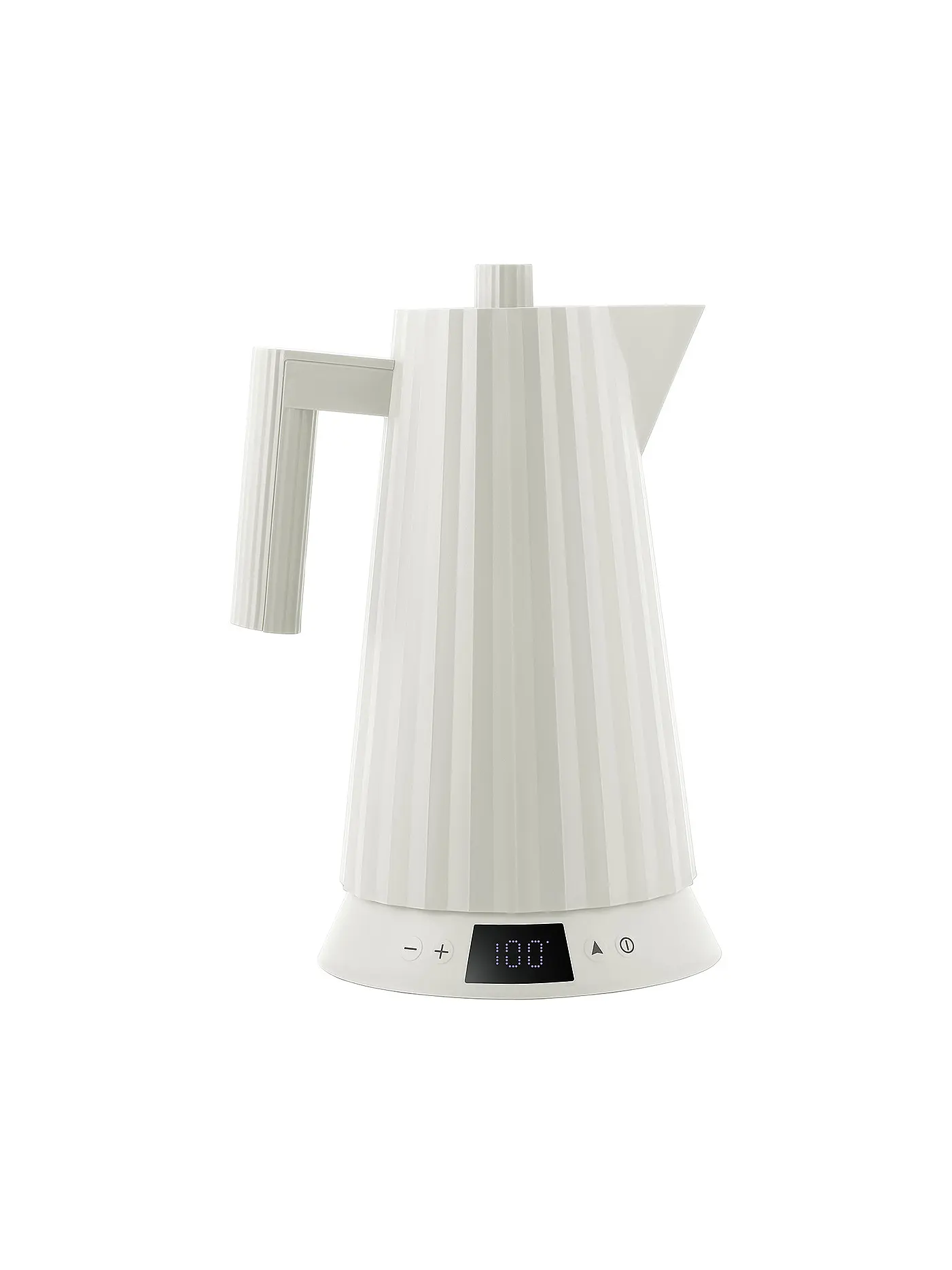 ALESSI | Wasserkocher 1,7l Plissee Th. Harz / Weiss | weiss