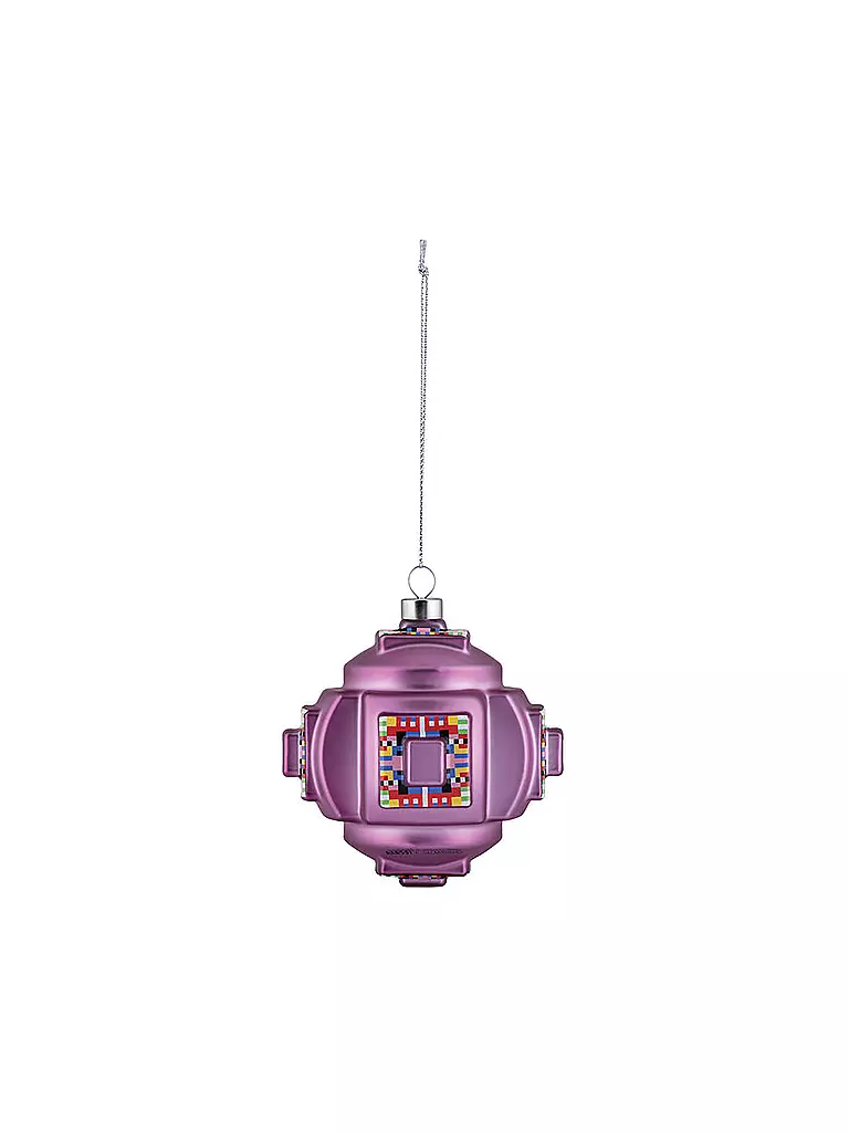 ALESSI | Weihnachtsschmuck  FRACTAL 8,5cm Beere/Dek. | beere