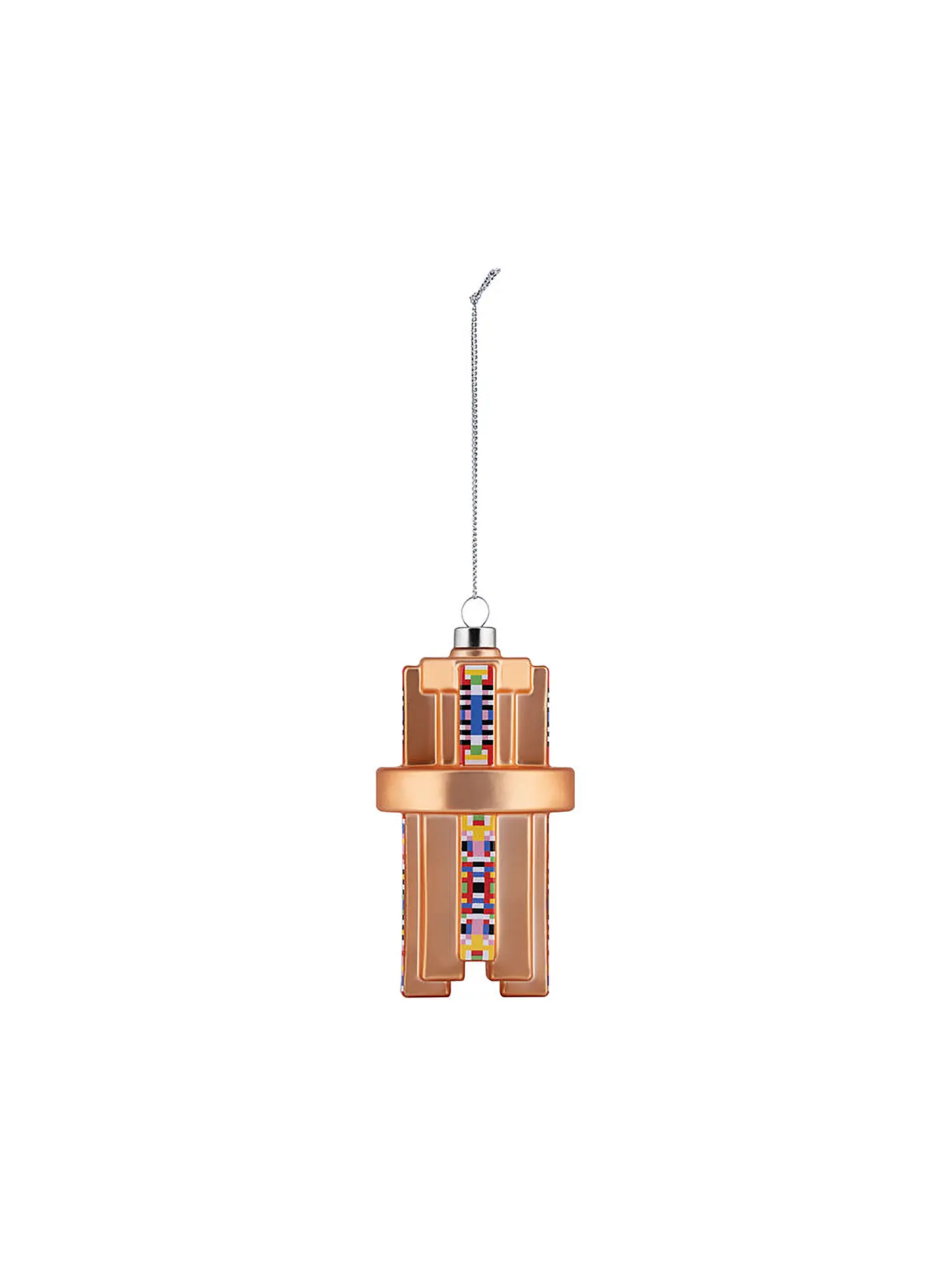 ALESSI | Weihnachtsschmuck ARCH 8,5cm Rot/Dek. | gold