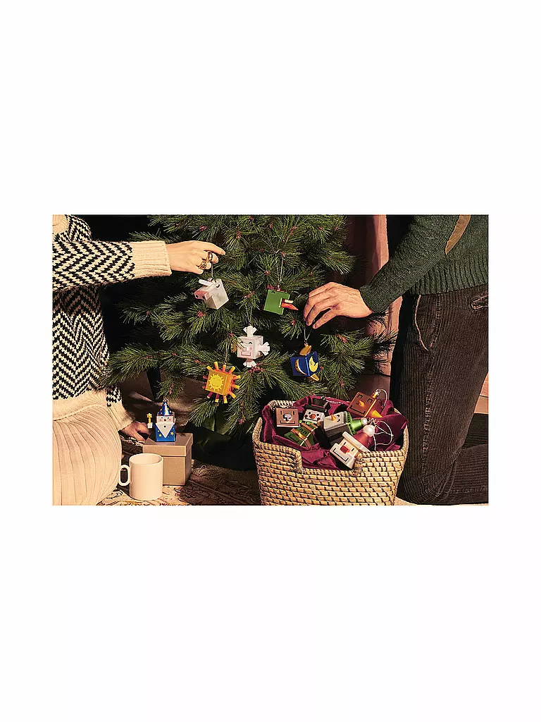 ALESSI | Weihnachtsschmuck - Weihnachts Ornament Cubic Orno | bunt