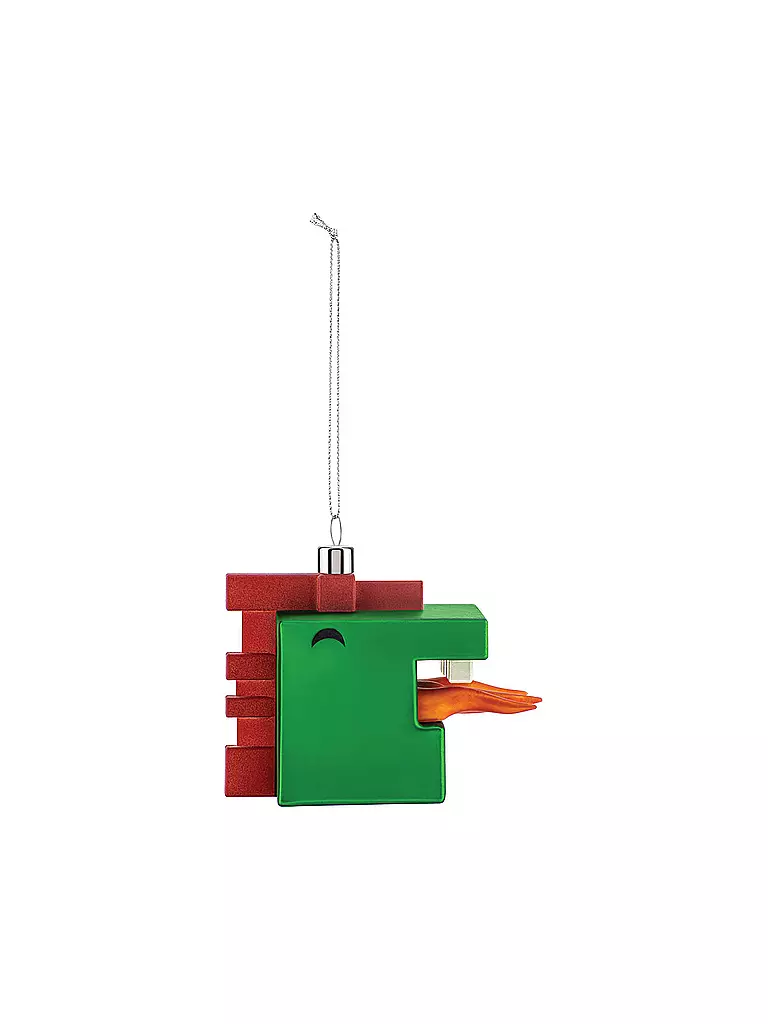 ALESSI | Weihnachtsschmuck - Weihnachts Ornament Cubo Drago | bunt